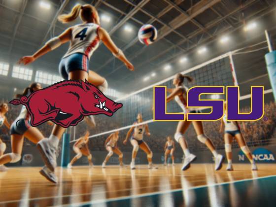 Arkansas Razorbacks at LSU Tigers Womens Volleyball